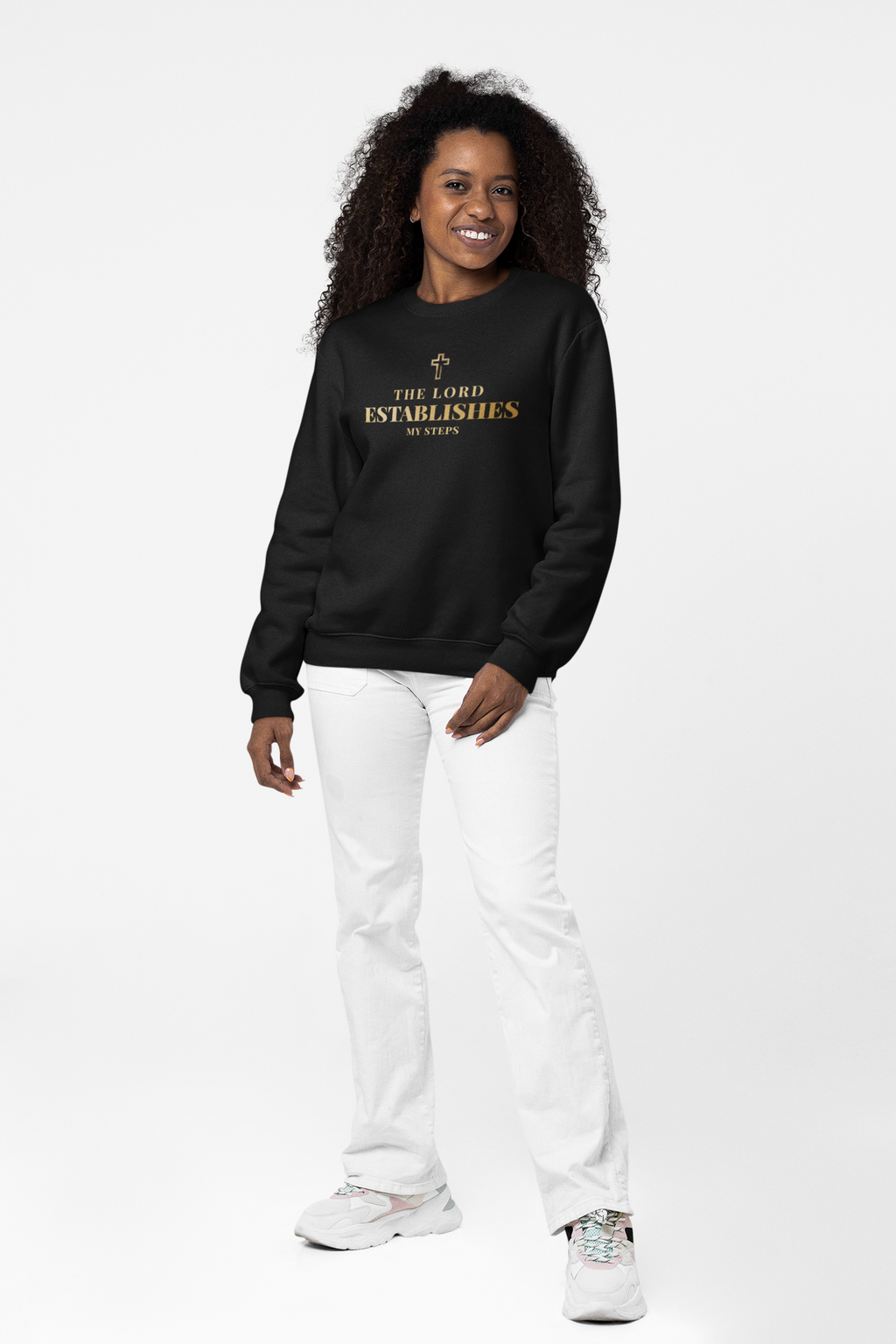 The Lord Establishes My Steps –  Premium Sweatshirt