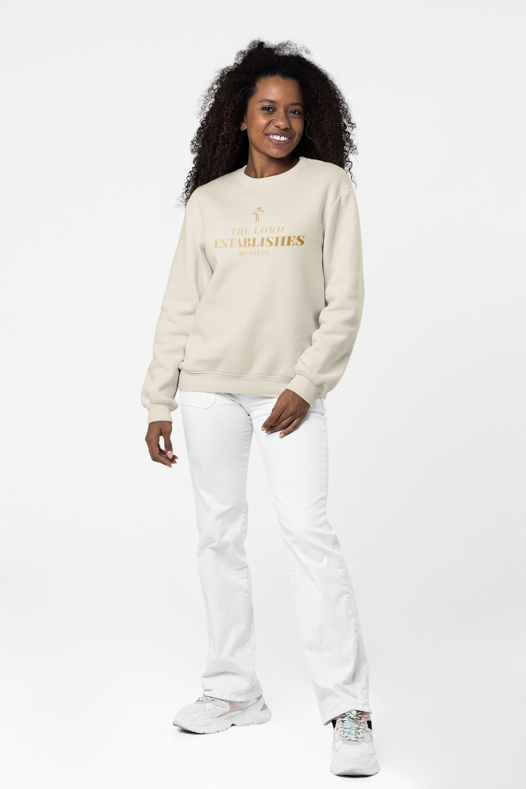 The Lord Establishes My Steps –  Premium Sweatshirt