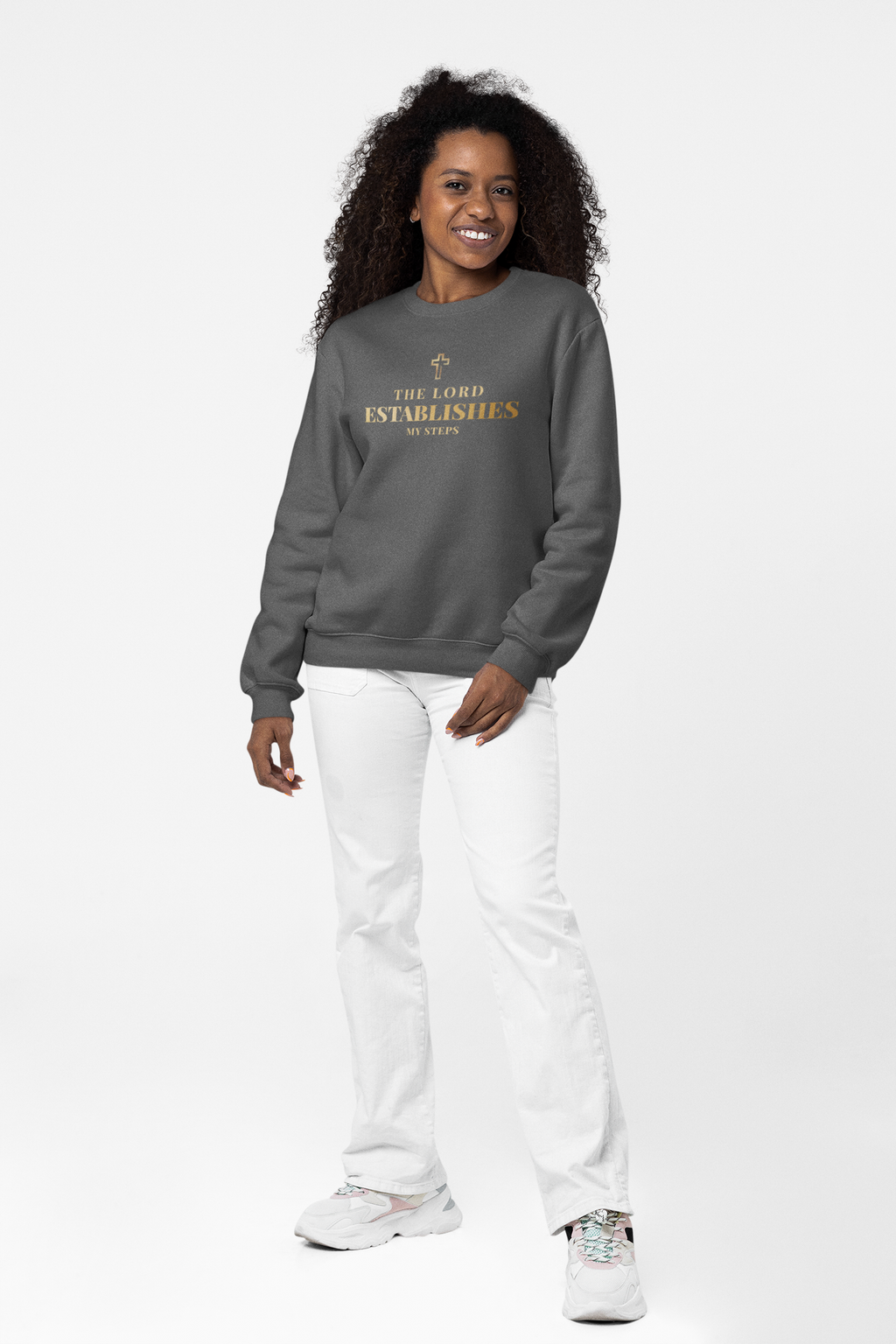 The Lord Establishes My Steps –  Premium Sweatshirt