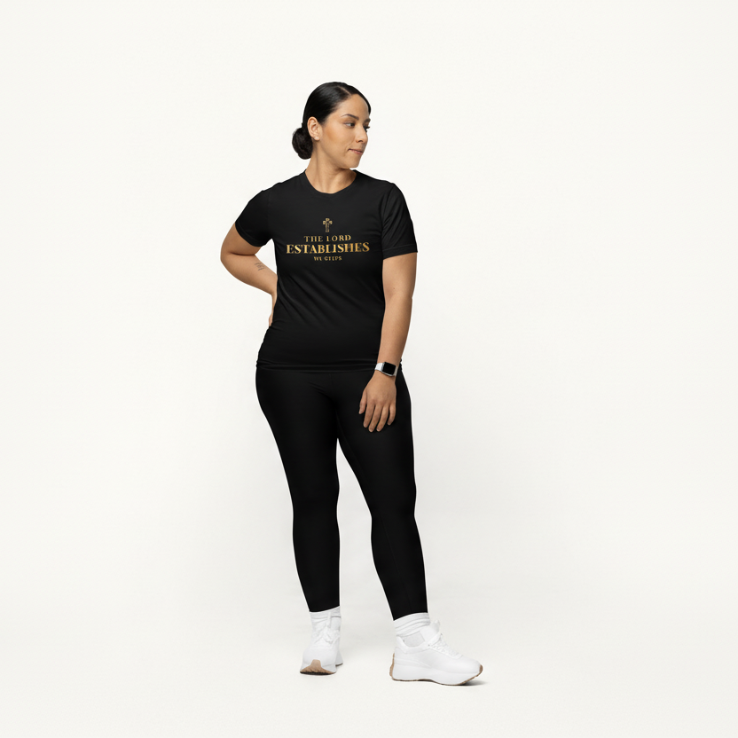 The Lord Establishes My Steps – Premium T-shirt