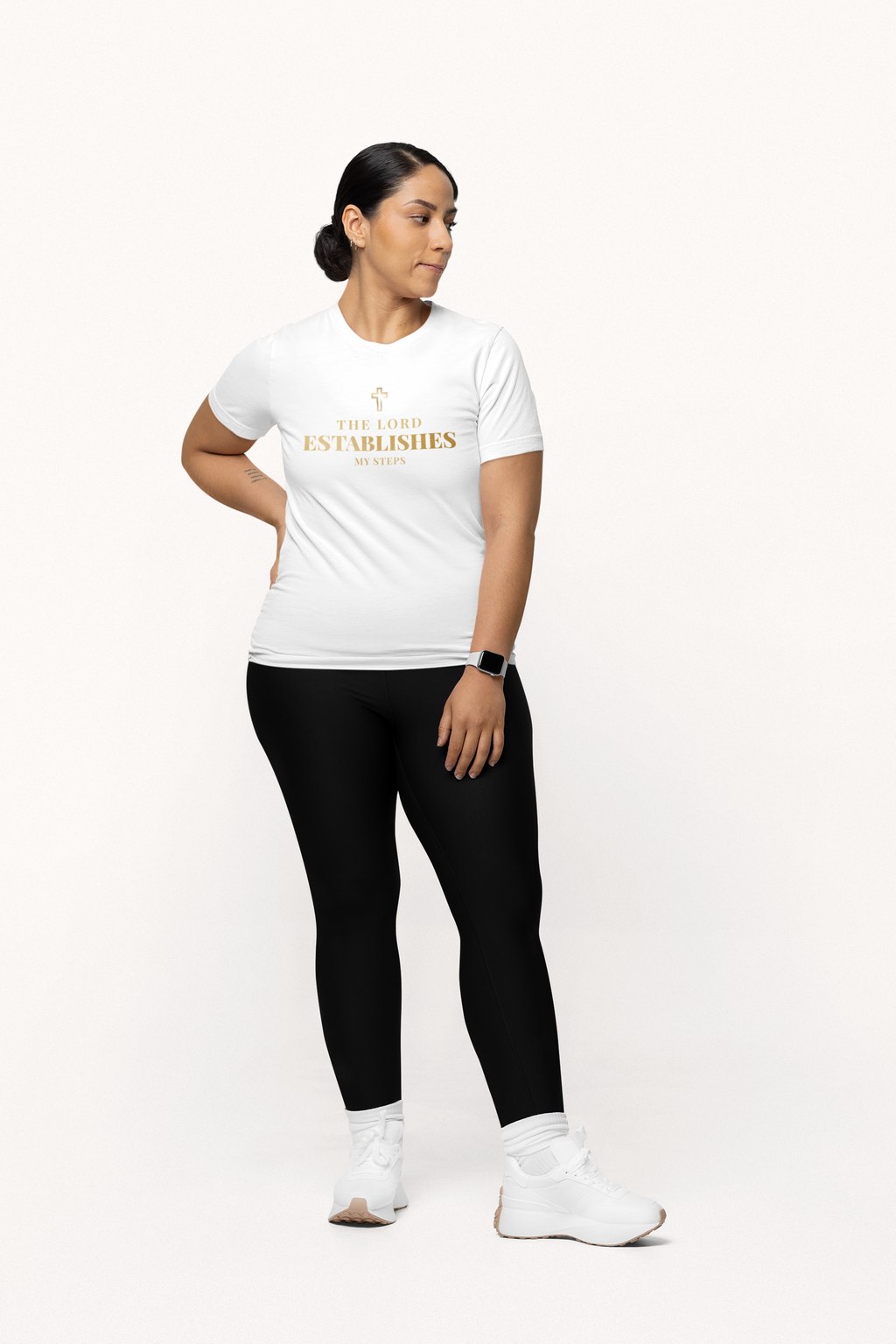 The Lord Establishes My Steps – Premium T-shirt