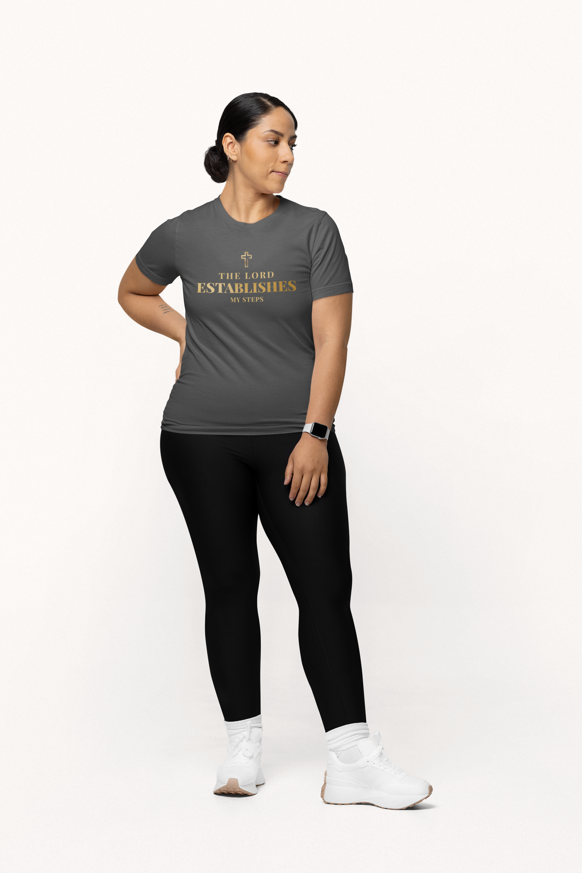 The Lord Establishes My Steps – Premium T-shirt